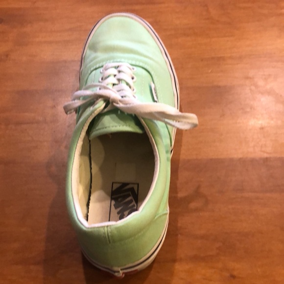 Vans Shoes Vans Low Top Classic Skateboarding Shoes Mint Green Mens